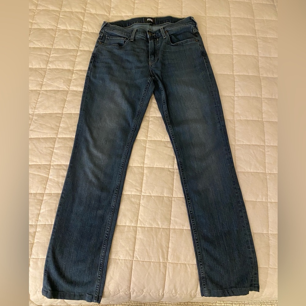 PAIGE Jeans Men’s Federal Birch Transcend Luxury Fabric 29 X 31 Medium Wash EUC